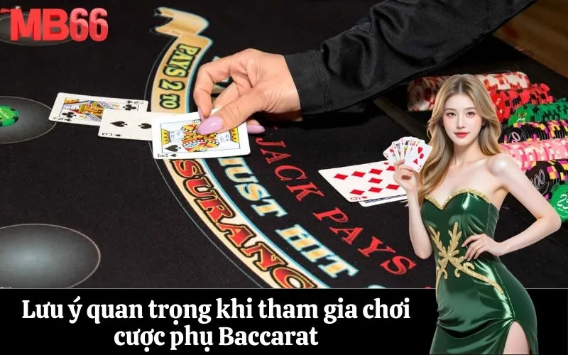 Lưu ý quan trọng khi tham gia chơi cược phụ Baccarat